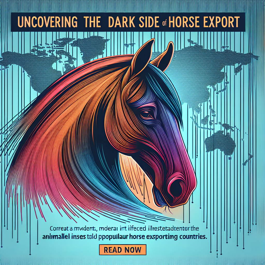 Uncovering the Dark Side of Horse Export: A Call for Strengthened Animal Welfare Laws and Accountability- just horse riders