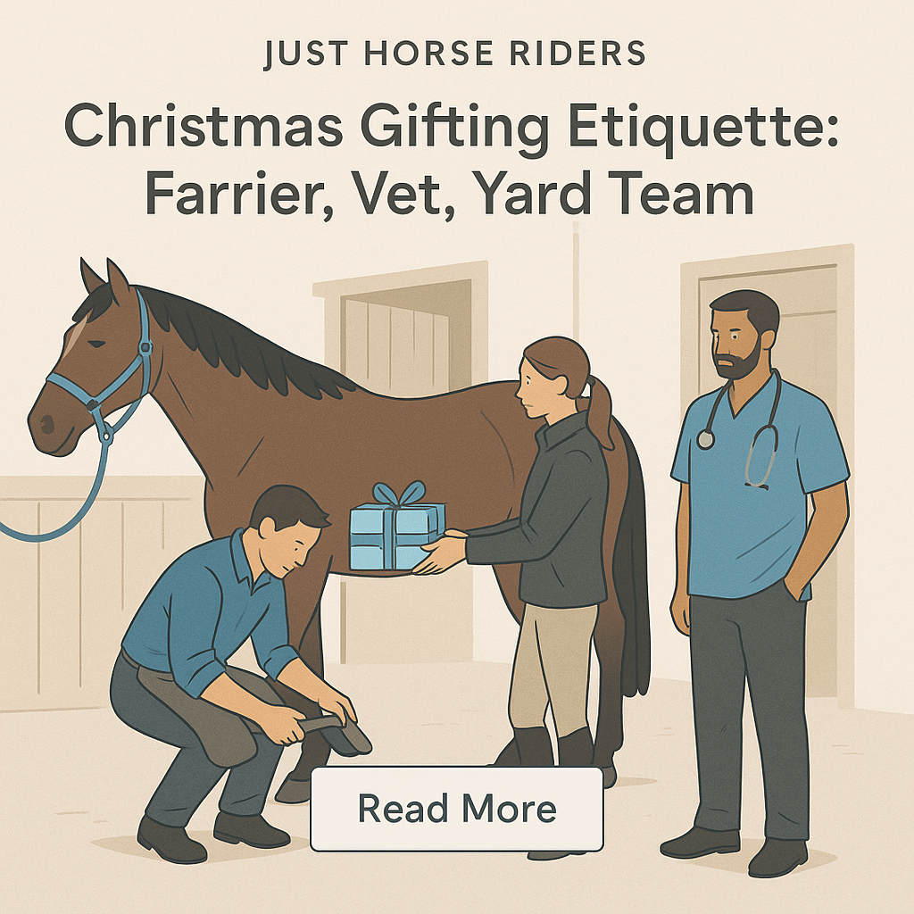 Christmas Gifting Etiquette: Farrier, Vet, Yard Team- just horse riders