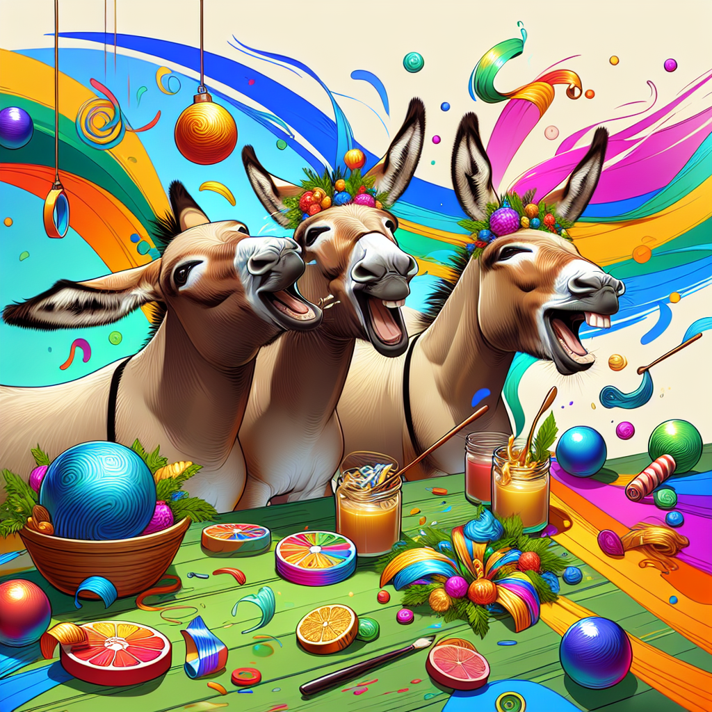 Donkeys Delight In Festive Edible Decorations And Enrichment Activities- just horse riders