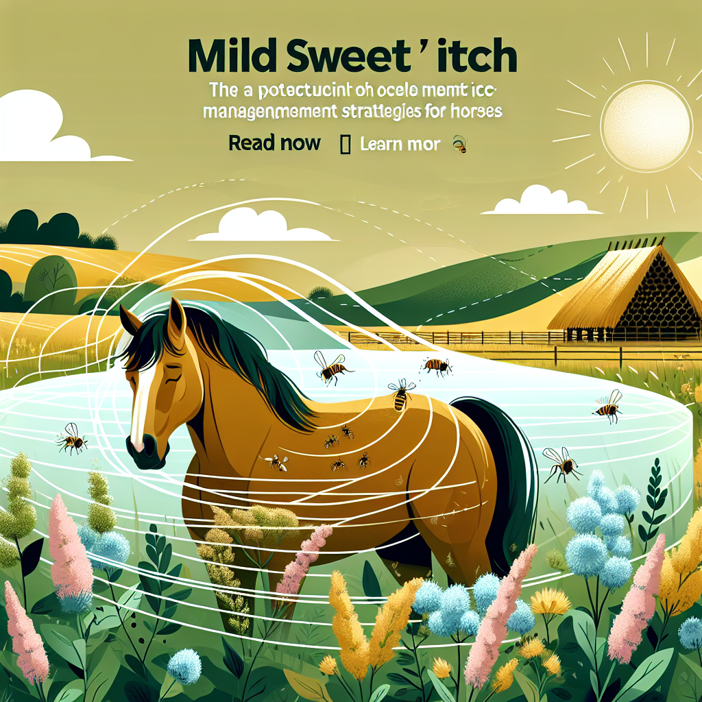 Strategies and Solutions for Managing Mild Sweet Itch in Horses: Tips for Optimal Horse Health and Comfort- just horse riders