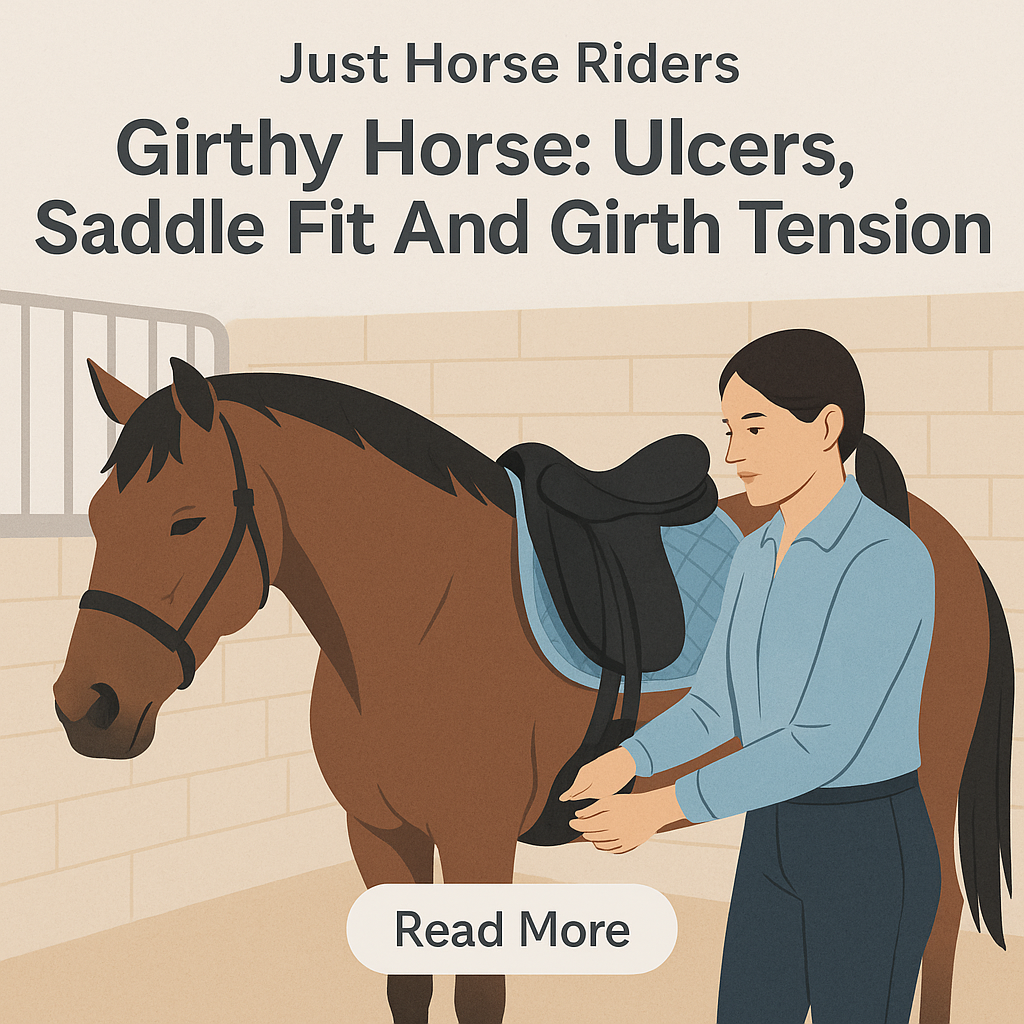 Girthy Horse: Ulcers, Saddle Fit And Girth Tension- just horse riders