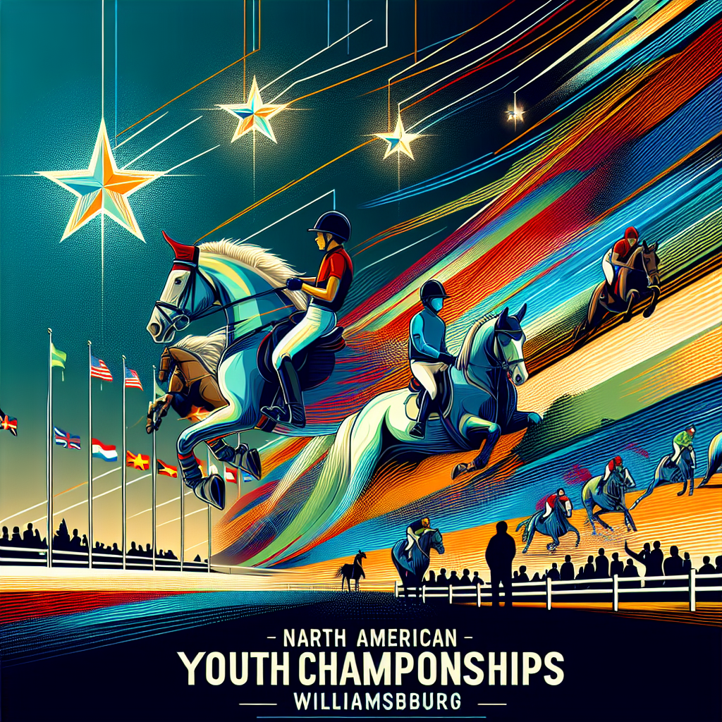 Emerging Stars Shine at the FEI North American Youth Championships 2024 in Williamsburg- just horse riders