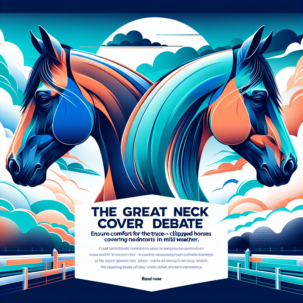 The Great Neck Cover Debate: Ensuring Comfort for Trace-Clipped Horses in Mild Weather- just horse riders