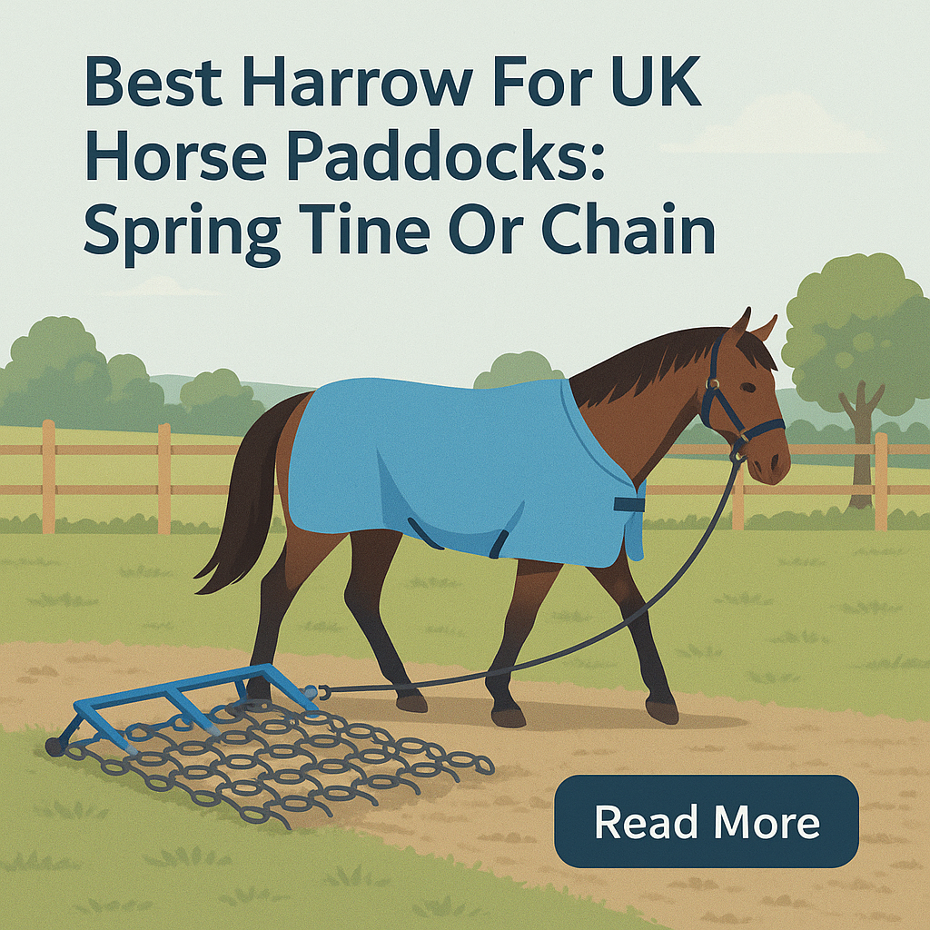 Best Harrow For UK Horse Paddocks: Spring Tine Or Chain- just horse riders