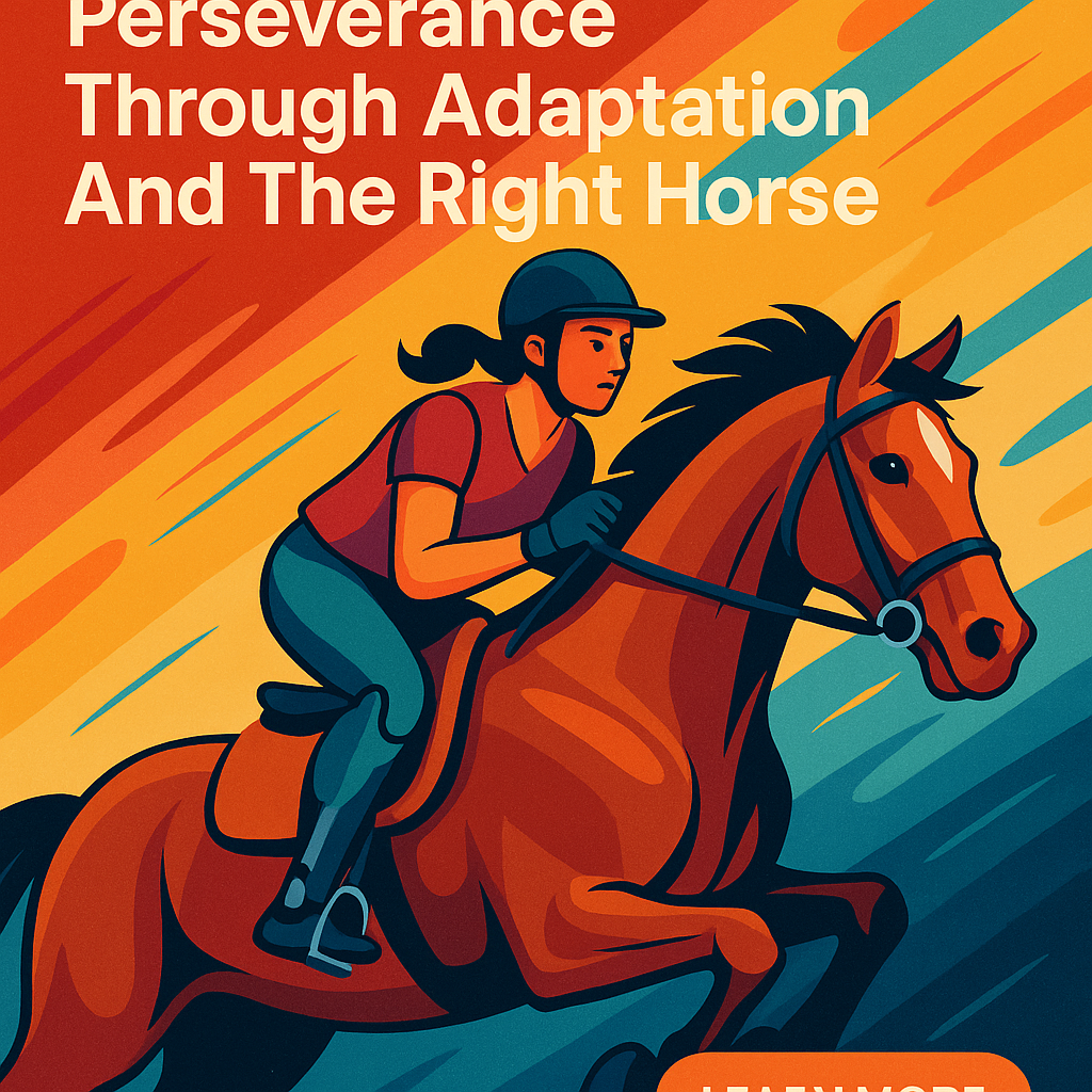 Redefining Equestrian Perseverance Through Adaptation And The Right Horse- just horse riders