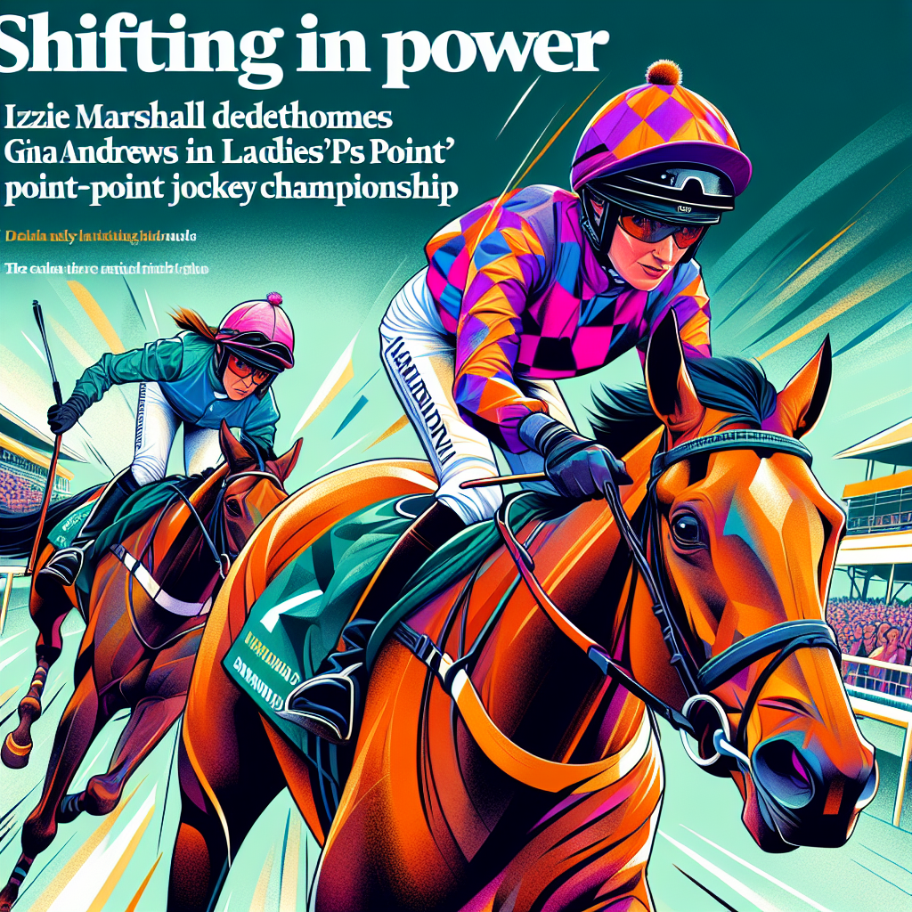Shifting in Power: Izzie Marshall Dethrones Gina Andrews in Ladies’ Point-to-Point Jockey Championship- just horse riders