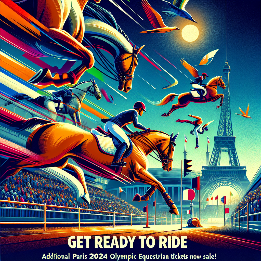 "Get Ready to Ride: Additional Paris 2024 Olympic Equestrian Tickets Now on Sale!"- just horse riders