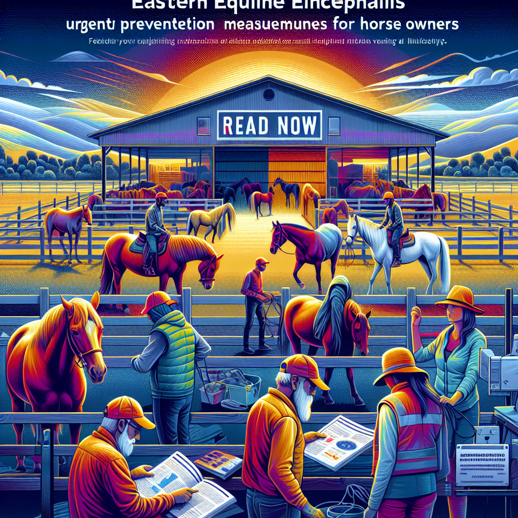 Eastern Equine Encephalitis Urgent Prevention Measures For Horse Owners- just horse riders