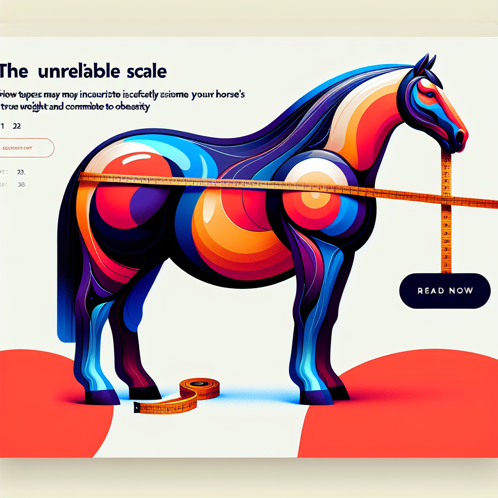 The Unreliable Scale: How Weight Tapes May Inaccurately Estimate Your Horse's True Weight and Contribute to Obesity- just horse riders