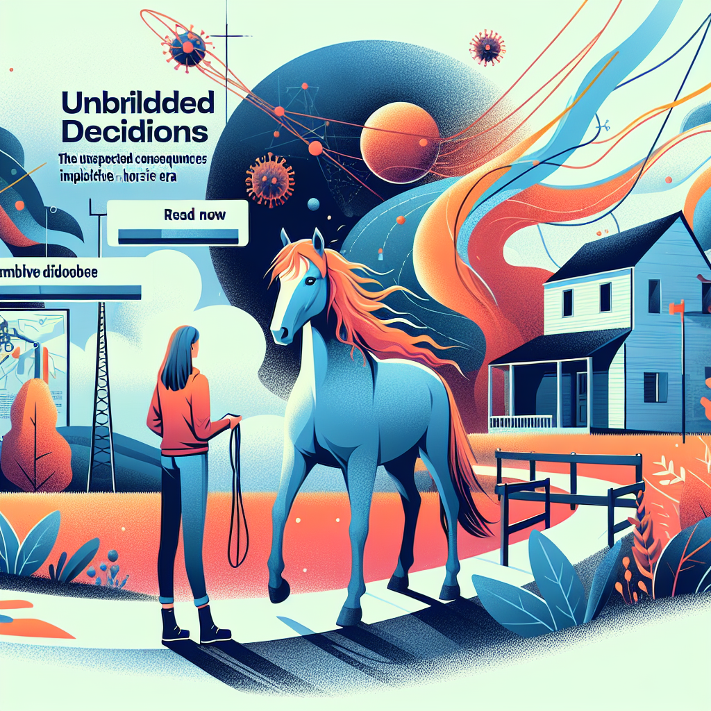 Unbridled Decisions: The Unexpected Consequences of Impulsive Horse Adoption in a Pandemic Era- just horse riders