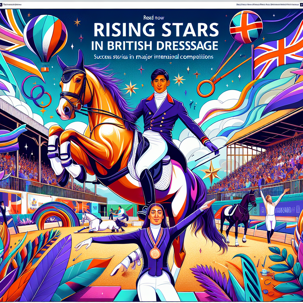 Rising Stars in British Dressage: Success Stories from Major International Competitions- just horse riders