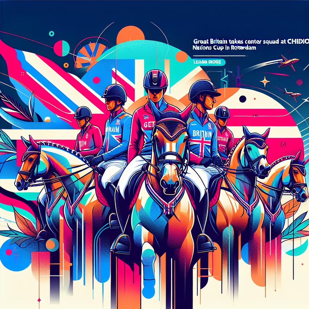 Great Britain's Elite Squad Takes Center Stage At CDIO5 Nations Cup In Rotterdam- just horse riders