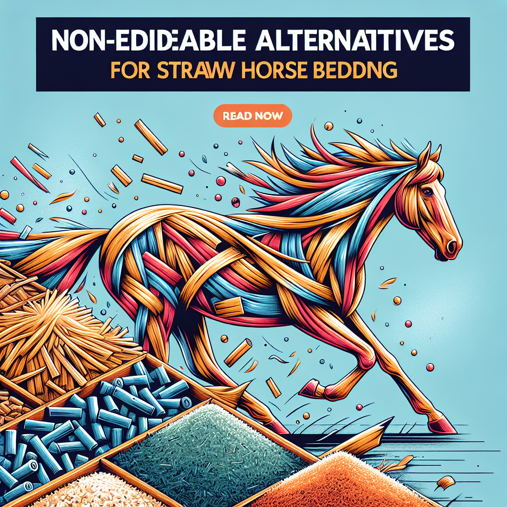 Discover Top Non-Edible Alternatives to Straw Pellets for Horse Bedding: An Insightful Guide- just horse riders