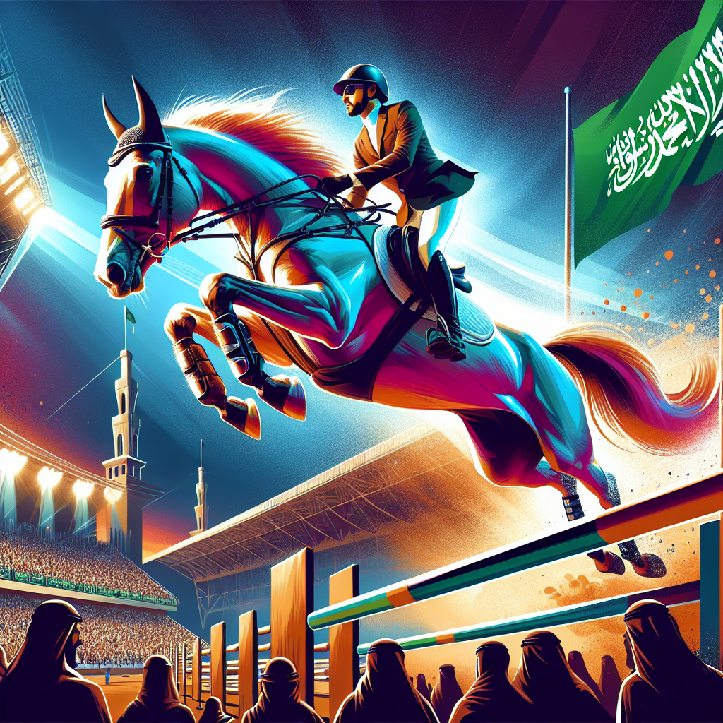 All Eyes on Marcus Ehning as He Leads in the Longines FEI Jumping World Cup™ Final 2024: An Intense Equestrian Showdown in Riyadh- just horse riders