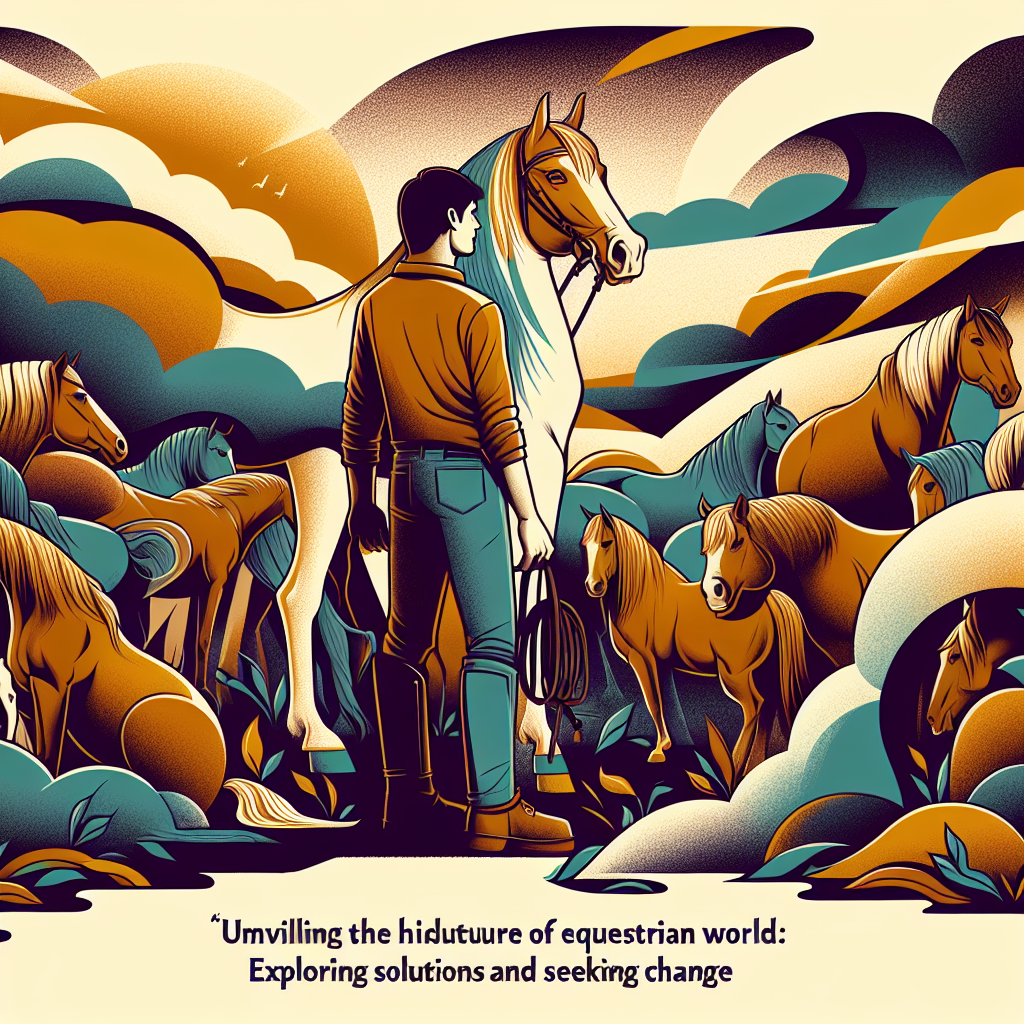Unveiling the Hidden Culture of Abuse in the Equestrian World: Exploring Solutions and Seeking Change- just horse riders