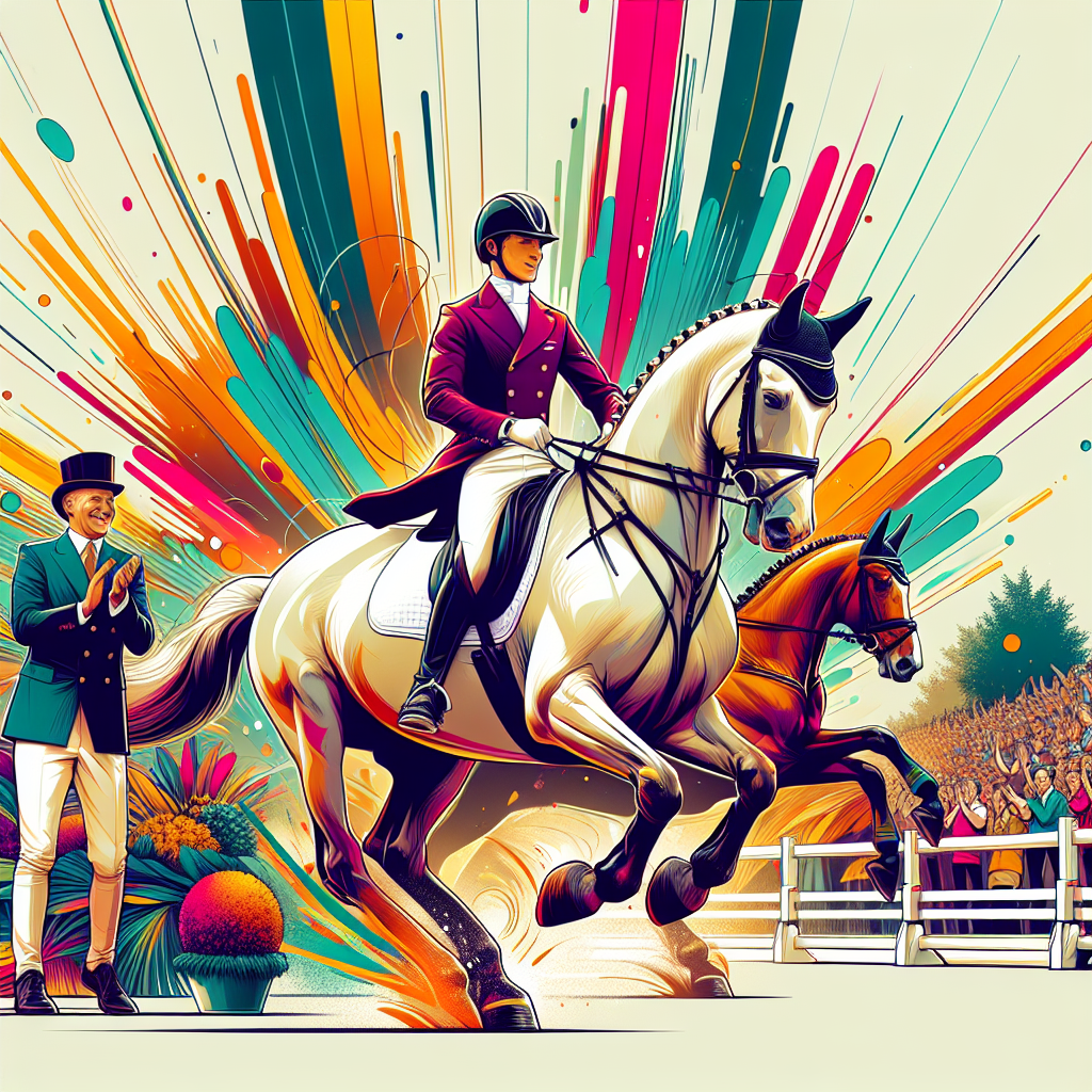 Young Horses Steal The Show At Defender Burghley Horse Trials Dressage Phase- just horse riders