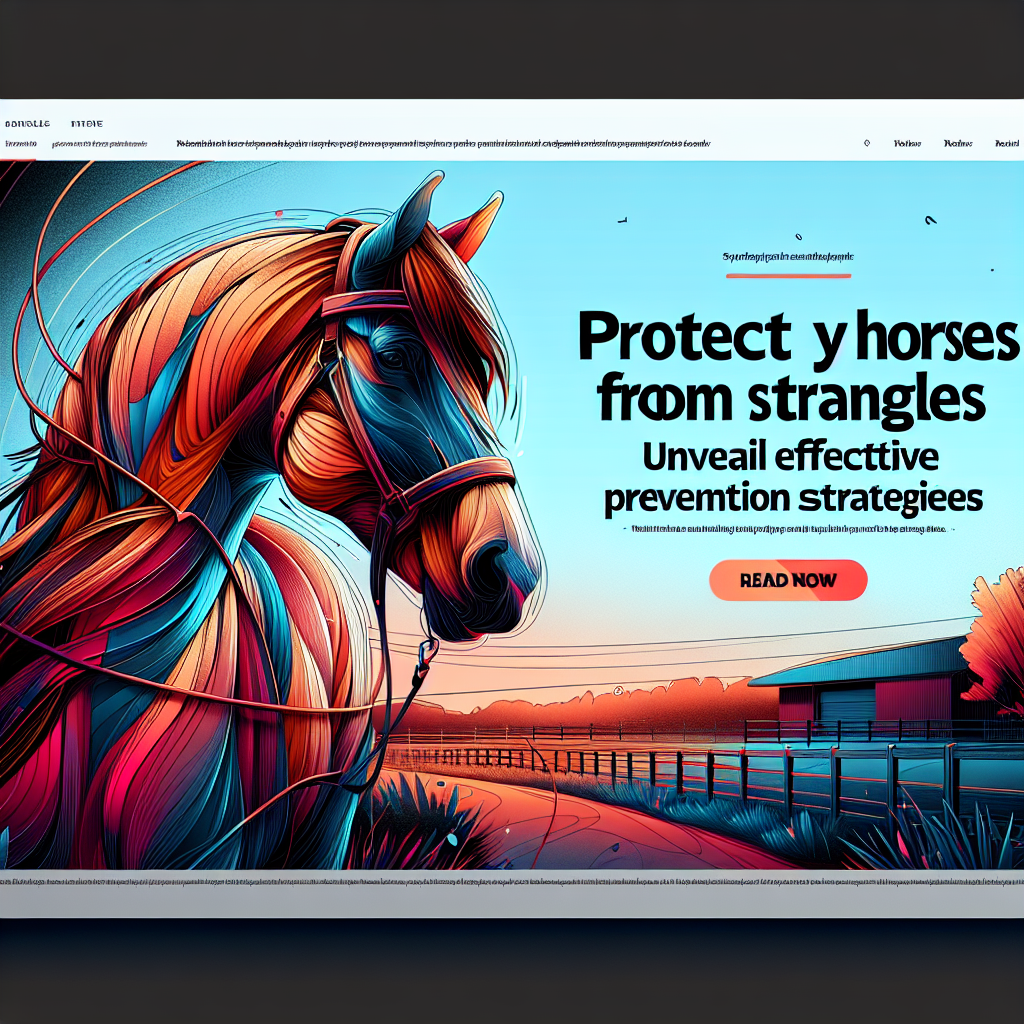 Protect Your Horses From Strangles Unveil Effective Prevention Strategies Today- just horse riders