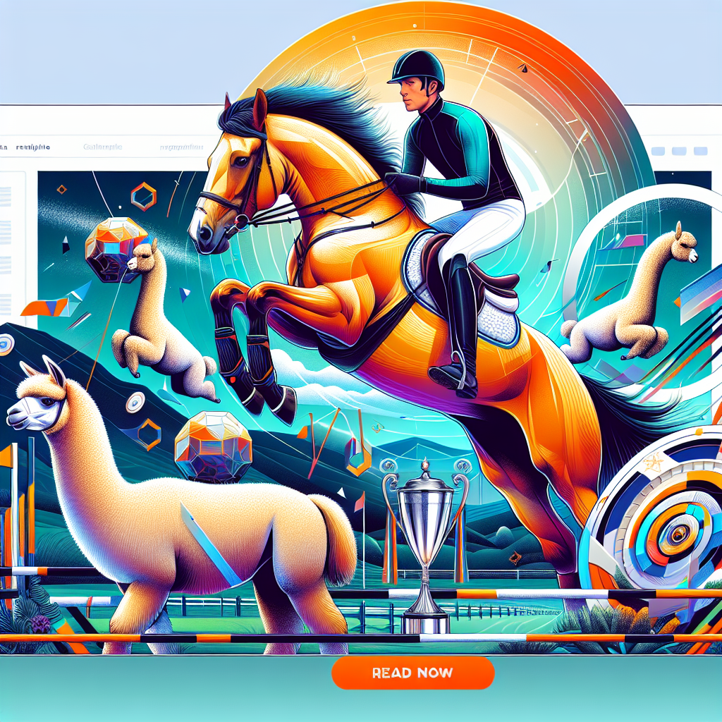 Navigating Equestrian Challenges: From Alpacas To Athlete Recognition- just horse riders