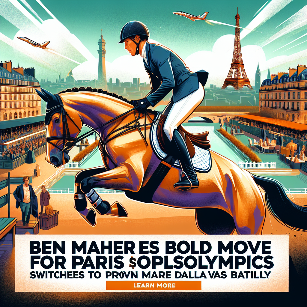 Ben Maher Makes Bold Move for Paris Olympics: Switches to Proven Mare Dallas Vegas Batilly- just horse riders