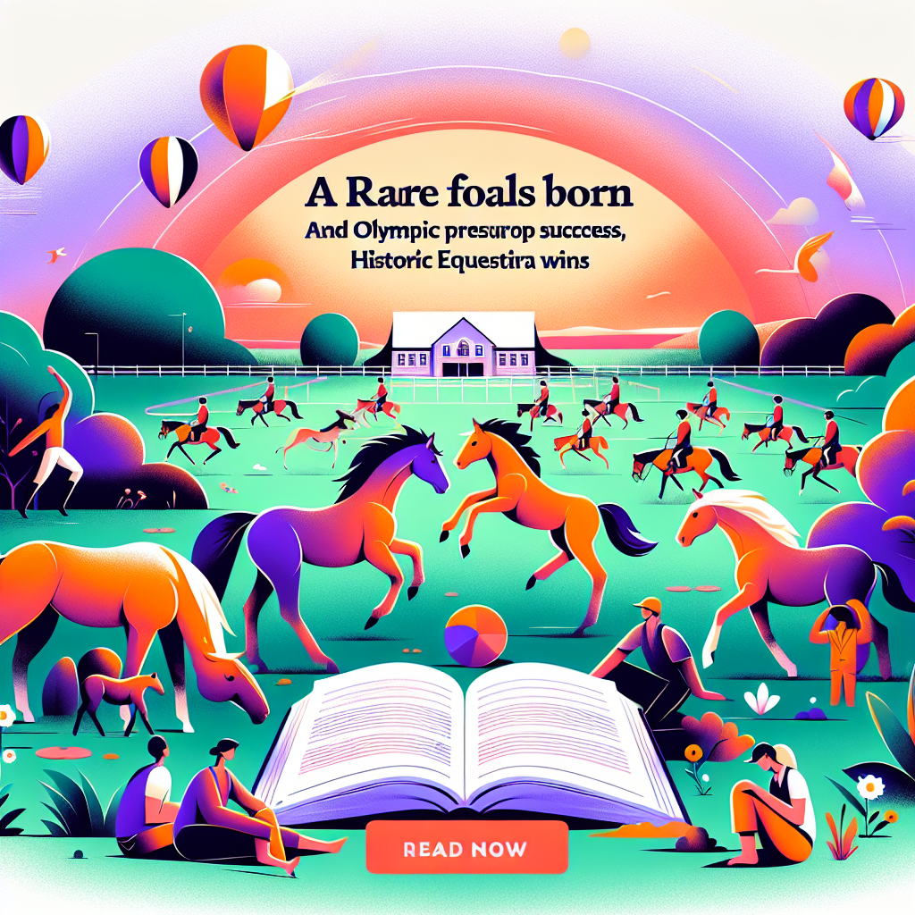 Rare Foals Born, Olympic Prep Success, and Historic Equestrian Wins: Dive into the Latest Highlights- just horse riders