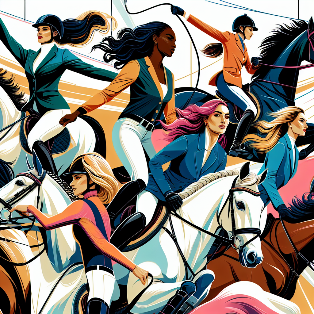 Empowering Female Equestrians The Iron Dames Initiative Breaking Barriers In Show Jumping- just horse riders