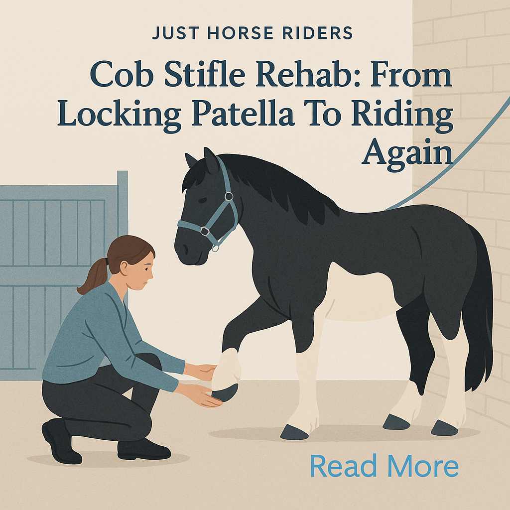 Cob Stifle Rehab: From Locking Patella To Riding Again- just horse riders
