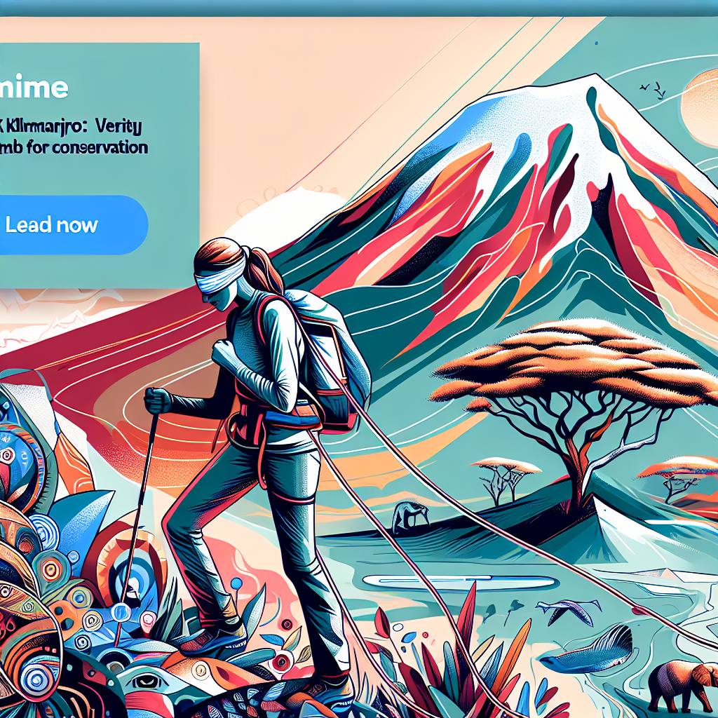 Scaling Kilimanjaro Blind: Verity Smith's Inspirational Climb For Conservation- just horse riders