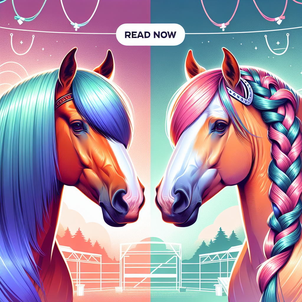 Choosing the Perfect Grooming Style for Your Horse: Hogging vs. Plaiting- just horse riders