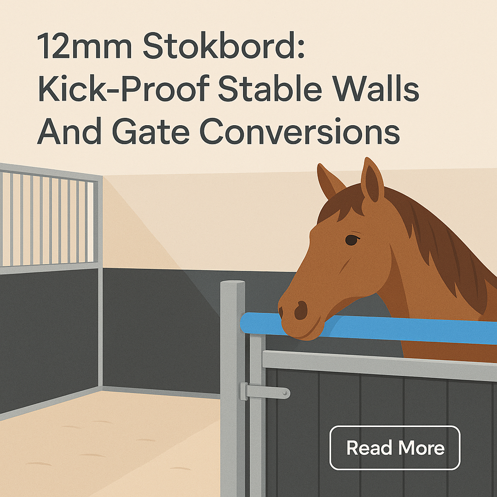 12mm Stokbord: Kick-Proof Stable Walls And Gate Conversions- just horse riders