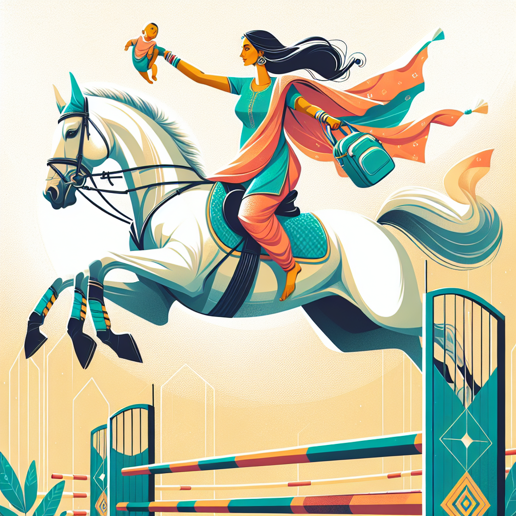 Coral Hardman: Balancing Act between Motherhood and Equestrian Brilliance in the Competitive Game of Show Jumping- just horse riders