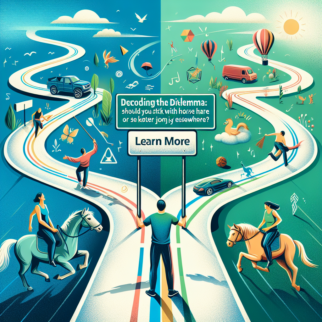 Decoding the Dilemma: Should You Stick with a Challenging Horse Share or Seek Greater Joy Elsewhere?- just horse riders