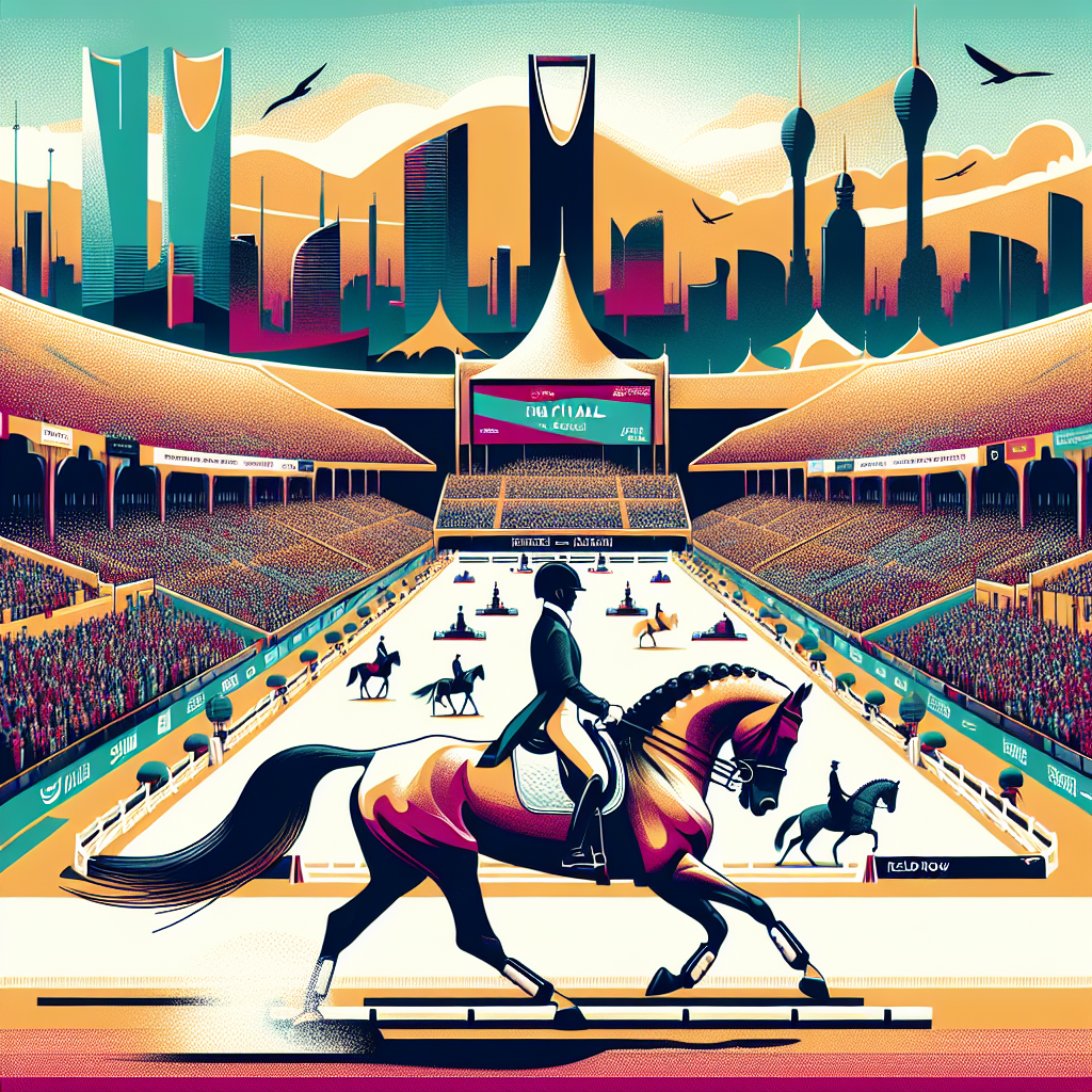 Anticipating the Historic FEI Dressage World Cup Final 2024: Riyadh Prepares for Equestrian Grandeur- just horse riders