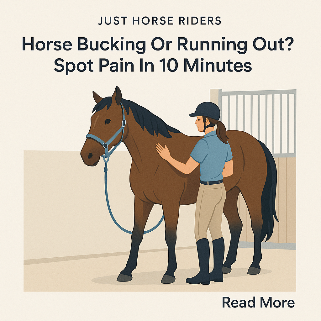 Horse Bucking Or Running Out? Spot Pain In 10 Minutes- just horse riders