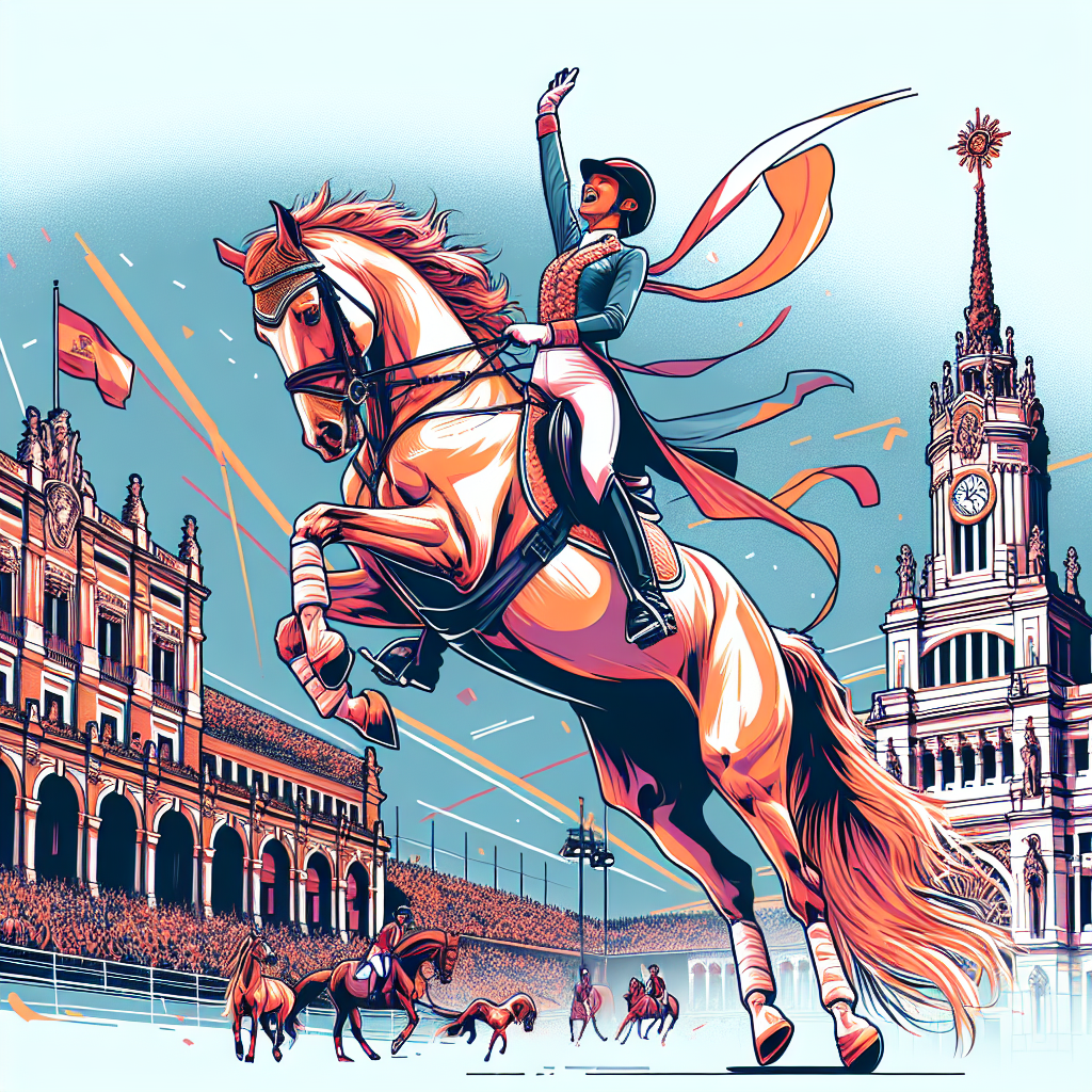 Pauline Basquin's Historic Dressage Triumph In Madrid: A New Star Rises In Equestrian Ballet- just horse riders