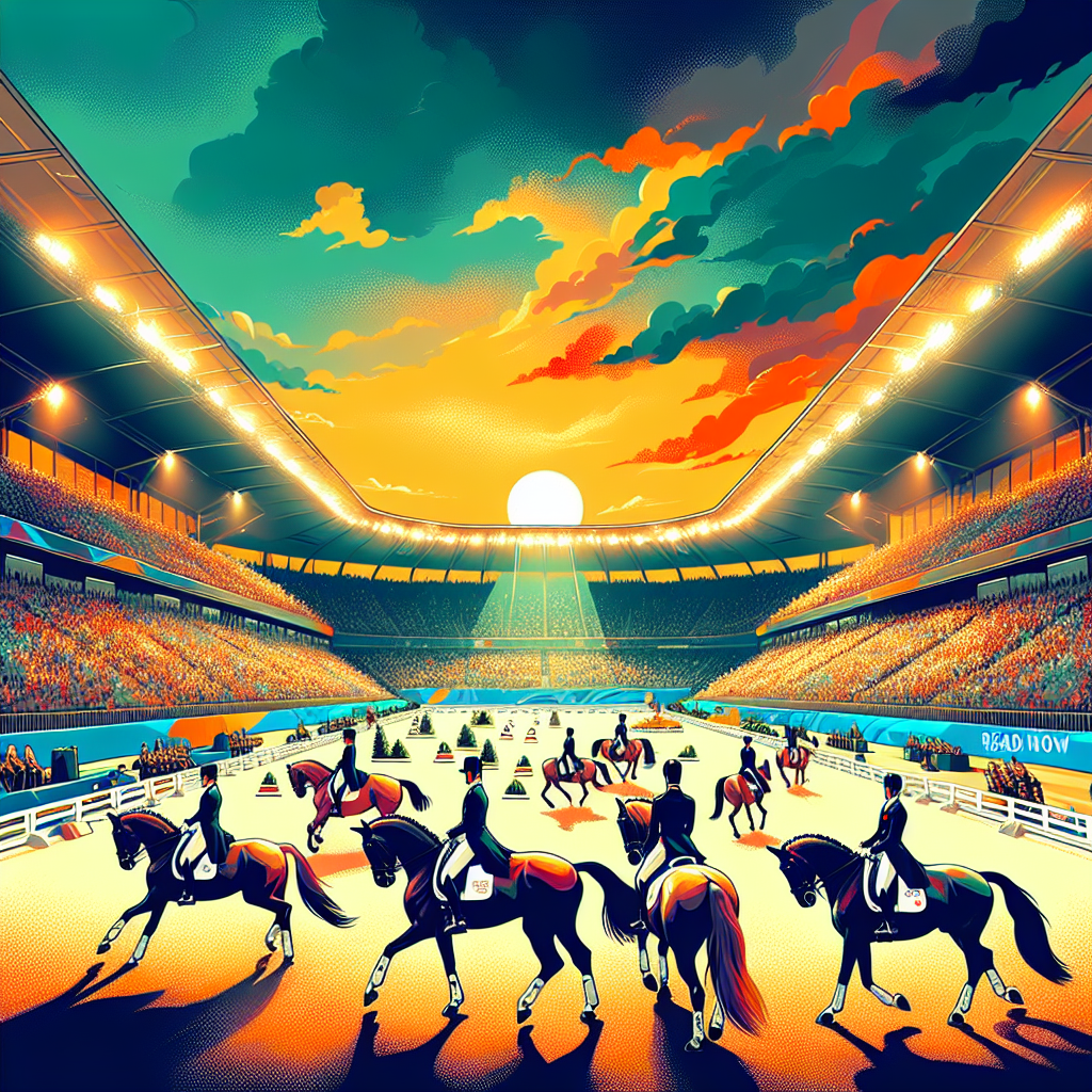Top Riders, Thrilling Competitions, and Intense Heat: The Must-Know Highlights from Grand Prix Dressage at Paris 2024 Olympics- just horse riders