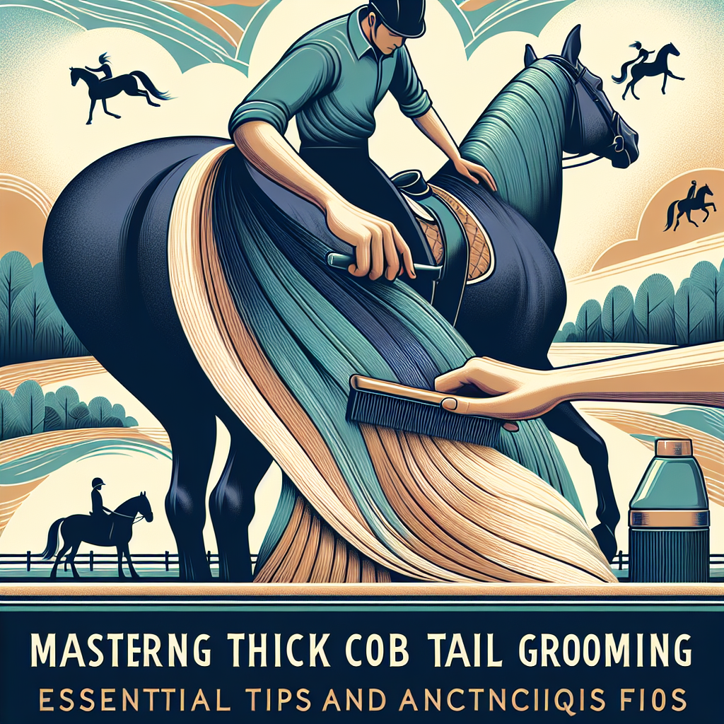 Mastering Thick Cob Tail Grooming: Essential Tips and Techniques for Horse Enthusiasts- just horse riders