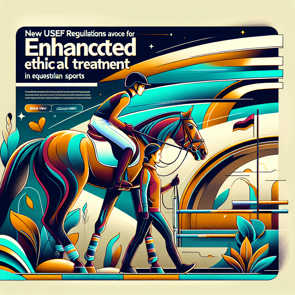New USEF Regulations Advocate For Enhanced Ethical Treatment In Equestrian Sports- just horse riders