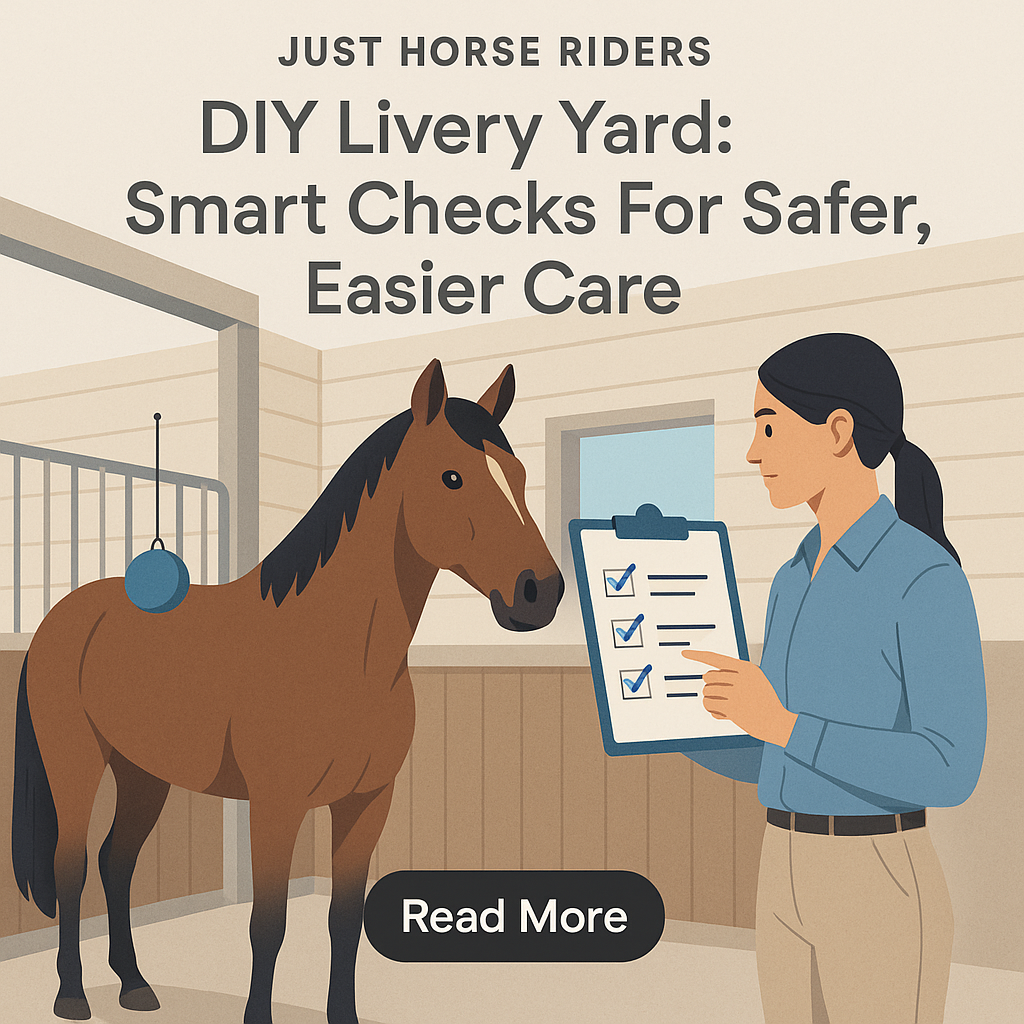 DIY Livery Yard: Smart Checks For Safer, Easier Care- just horse riders