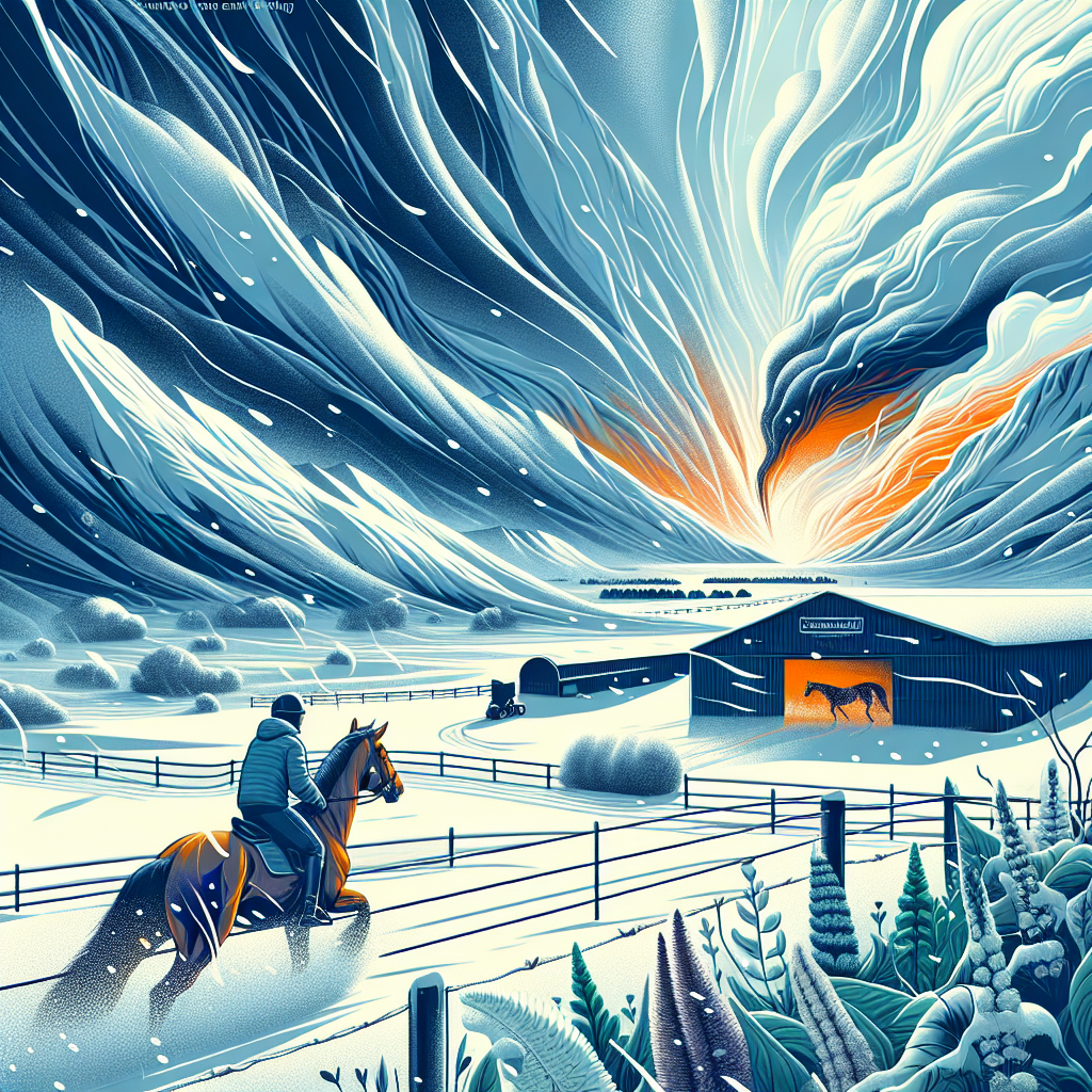 Navigating Winter Woes and Beyond: Hovis' Insightful Diary Chronicles the Equestrian World's Climate Challenges and Potential Solutions- just horse riders