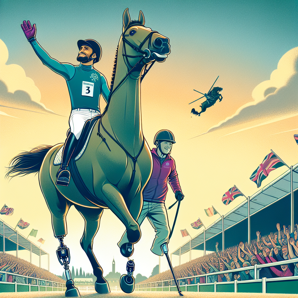 Triumph Against Adversity: How a Leg-Amputated Equestrian Rider Won the Hickstead Championship- just horse riders