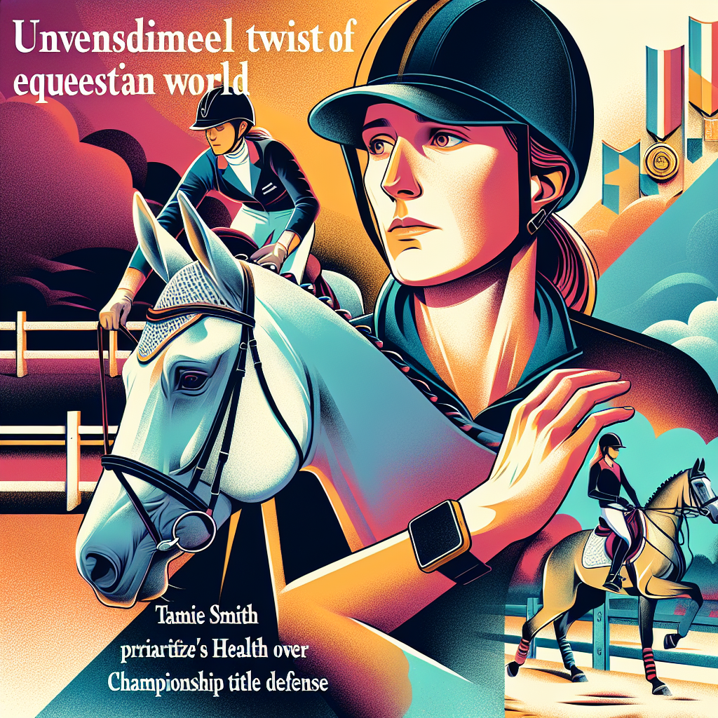 Unforeseen Twist in Equestrian World: Tamie Smith Prioritizes Mai Baum's Health Over Championship Title Defense- just horse riders