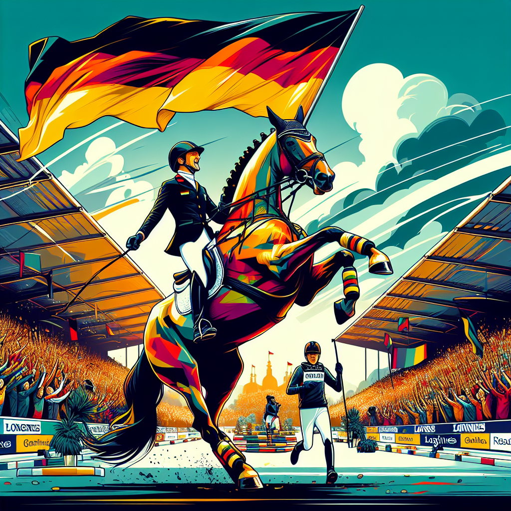 Germany's Equestrian Triumph At The First Ever Longines League Of Nations Final- just horse riders