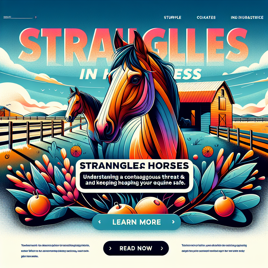 Strangles In Horses Understanding A Contagious Threat And Keeping Your Equine Safe- just horse riders