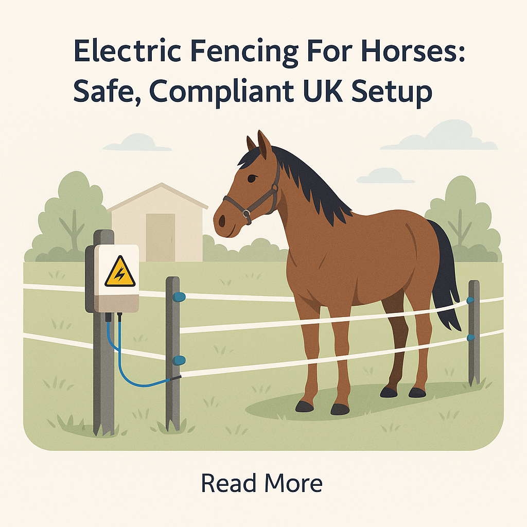 Electric Fencing For Horses: Safe, Compliant UK Setup- just horse riders