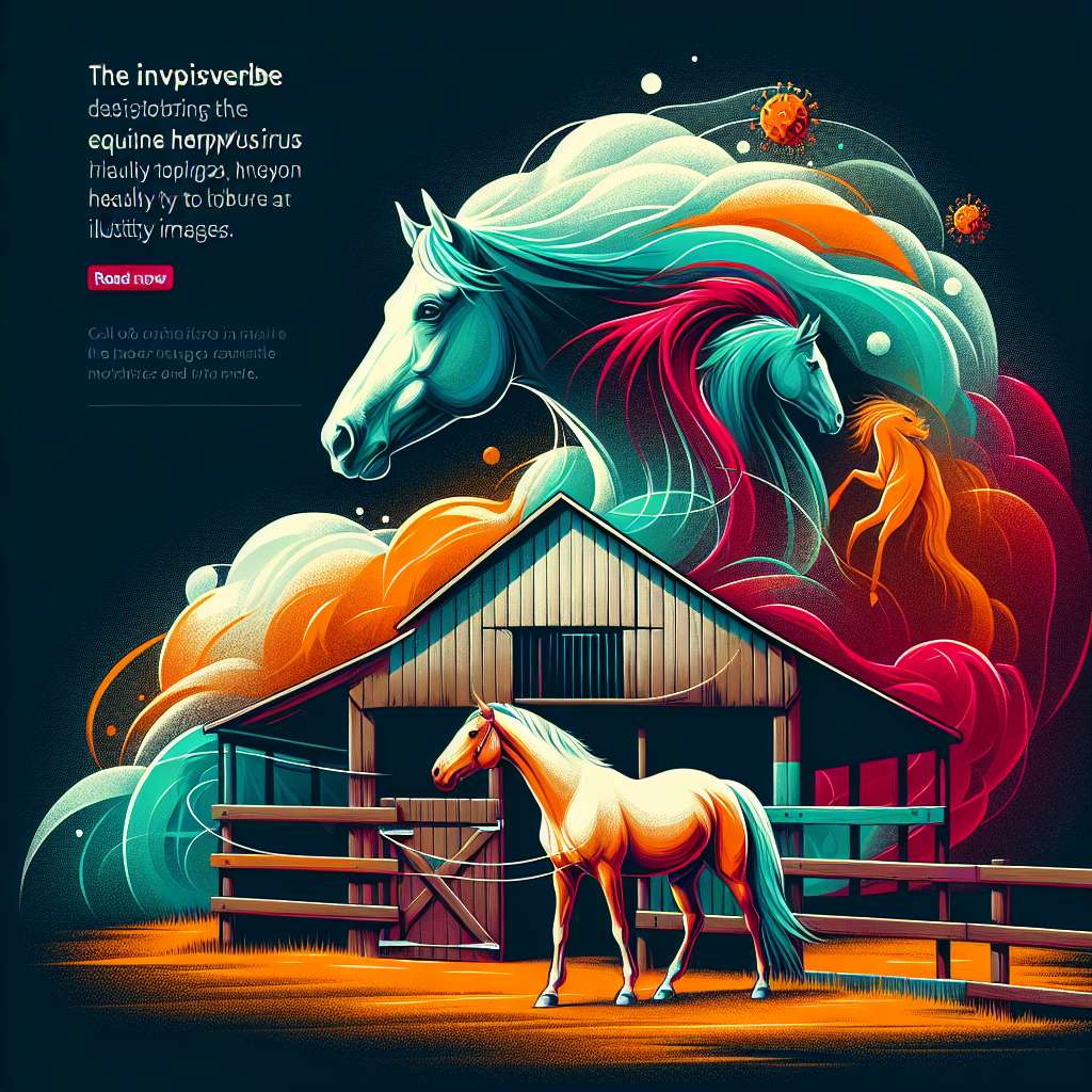 Silent Danger Lurking In Stables How Equine Herpesvirus 1 Threatens Horse Health- just horse riders