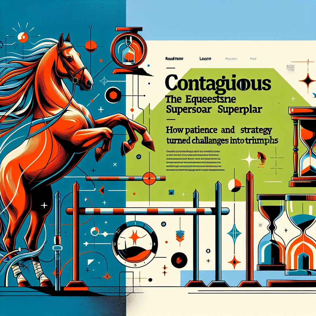 Contagious The Equestrian Superstar How Patience And Strategy Turned Challenges Into Triumphs- just horse riders