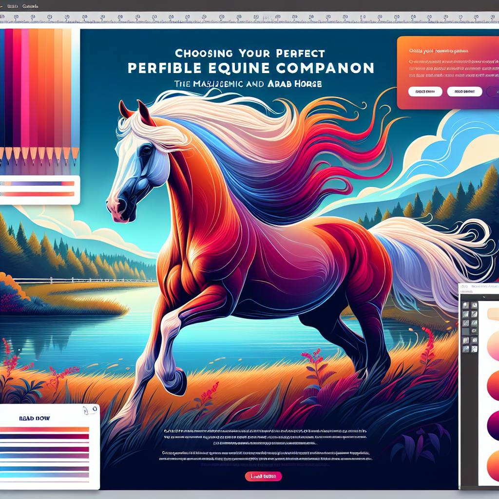 Choosing Your Perfect Equine Companion: The Majestic and Versatile Arab Horse- just horse riders
