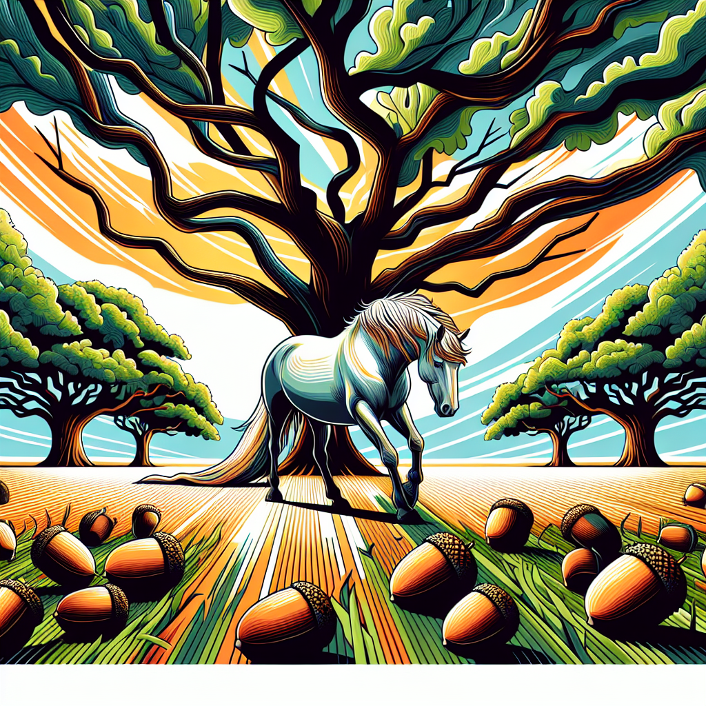 Protect Your Horse: Dangers of Oak Leaves and Acorns in Their Diet- just horse riders