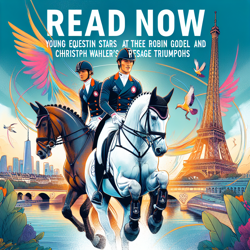 Young Equestrian Stars at the Paris Olympics: Inside Robin Godel and Christoph Wahler's Dressage Triumphs- just horse riders