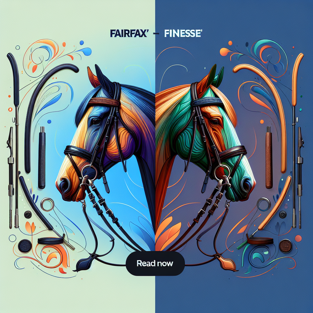 Choosing the Perfect Bridle: Fairfax vs. Finesse - A Guide to Your Horse's Comfort and Performance- just horse riders